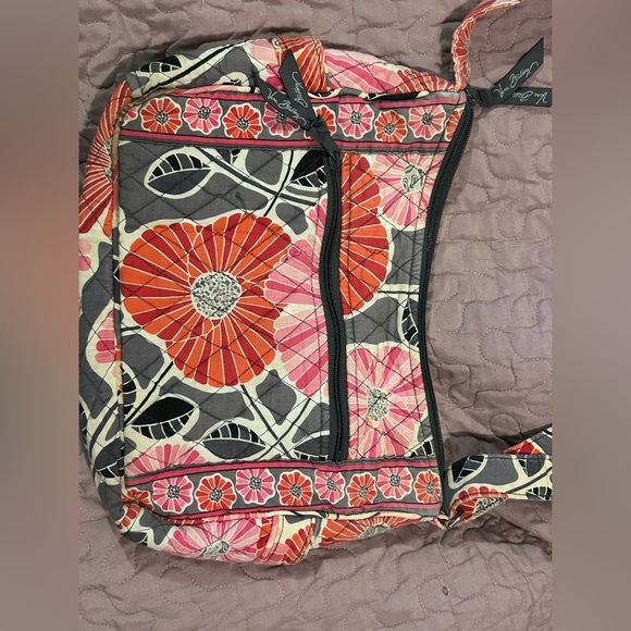 Vera Bradley Shoulder Bag Cherry Blossom Floral Pattern. - Picture 4 of 10